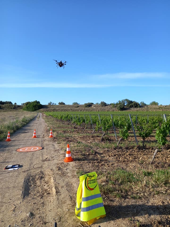 FRANCE FG DRONE en action pour des cartographies viticoles