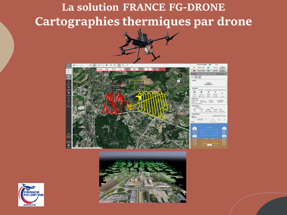 Cartographie thermique par drone